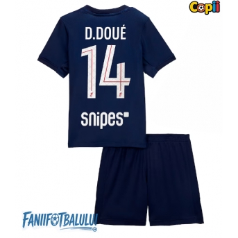 Paris Saint-Germain Desire Doue #14 Echipament de Fotbal Replică 2025-26 Copii Acasa (+ Șorturi)